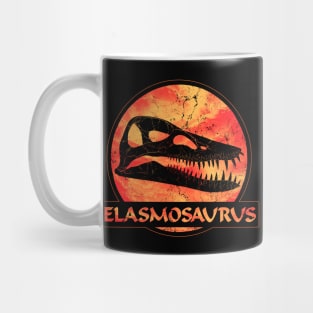 Elasmosaurus Fossil Skull Mug
